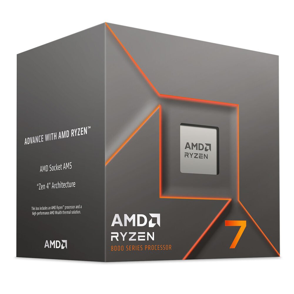 AMD Ryzen 7 8700F Wraith Stealth (4.1 GHz / 5.0 GHz) 1 AMD Ryzen 7 8700F Wraith Stealth (4.1 GHz / 5.0 GHz)