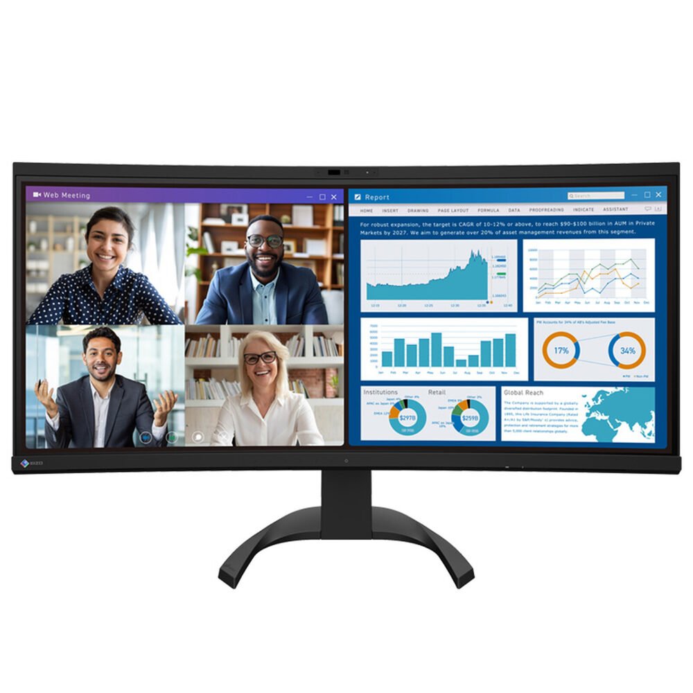 EIZO 34.1" LED - FlexScan EV3450XC-BK 1 EIZO 34.1" LED - FlexScan EV3450XC-BK
