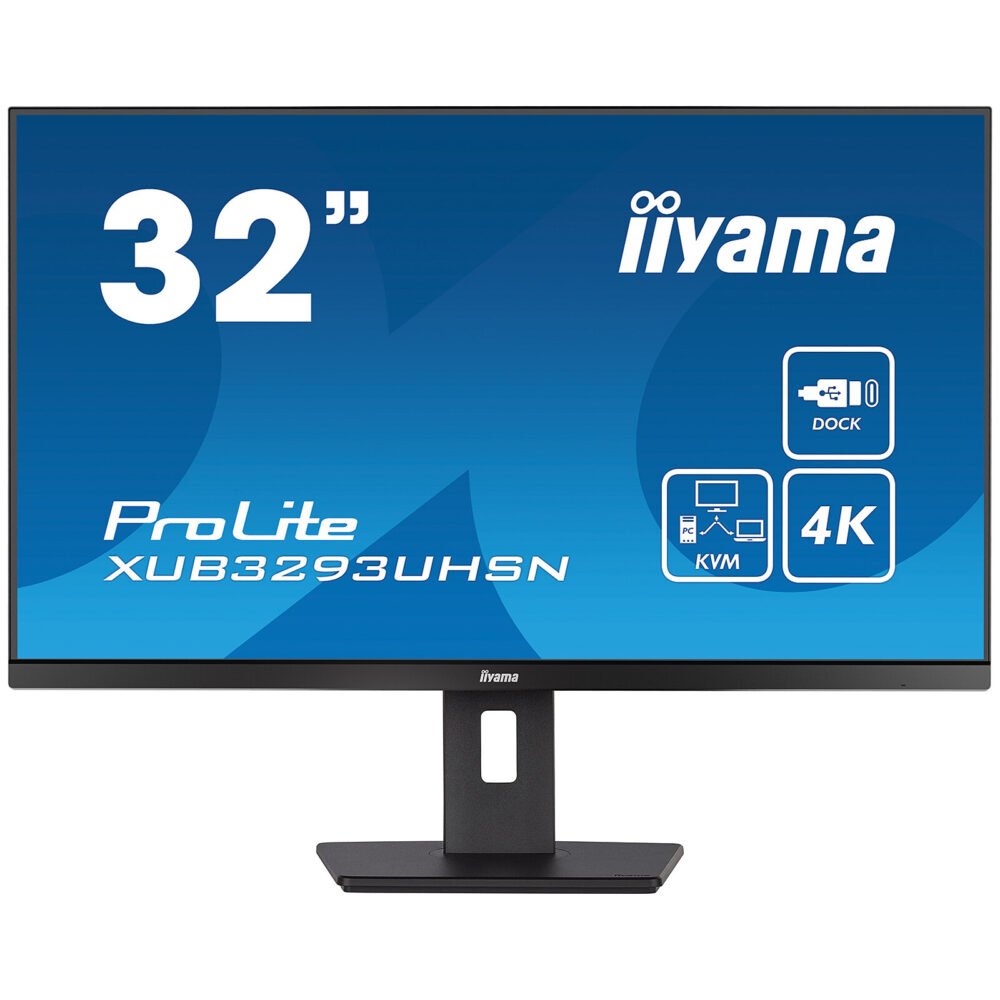 iiyama 31.5" LED - ProLite XUB3293UHSN-B5 1 iiyama 31.5" LED - ProLite XUB3293UHSN-B5