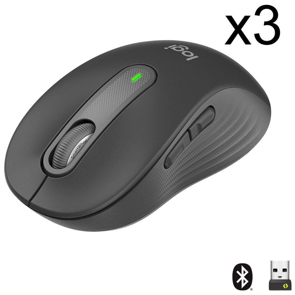 Logitech M650 (Graphite) (x3) 1 Logitech M650 (Graphite) (x3)