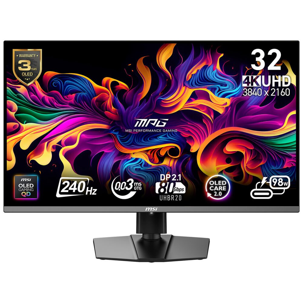 MSI 31.5" LED - MPG 322URX QD-OLED 1 MSI 31.5" LED - MPG 322URX QD-OLED