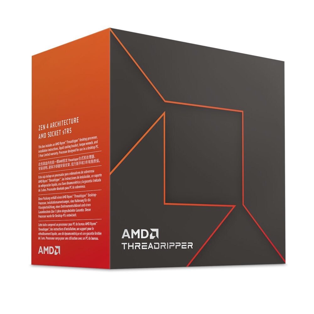 AMD Ryzen Threadripper 7960X (4.2 GHz / 5.3 GHz) 1 AMD Ryzen Threadripper 7960X (4.2 GHz / 5.3 GHz)