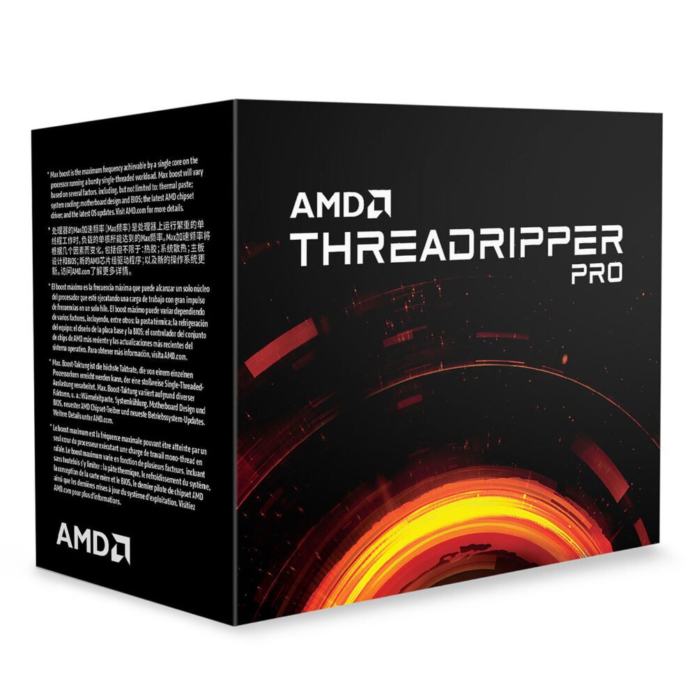AMD Ryzen Threadripper PRO 5975WX (4.5 GHz Max.) 1 AMD Ryzen Threadripper PRO 5975WX (4.5 GHz Max.)