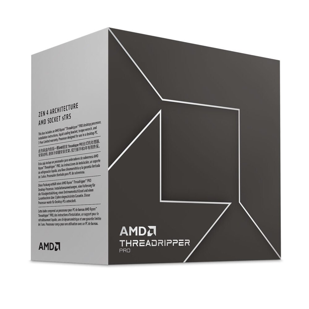 AMD Ryzen Threadripper PRO 7965WX (3.8 GHz / 5.3 GHz) 1 AMD Ryzen Threadripper PRO 7965WX (3.8 GHz / 5.3 GHz)