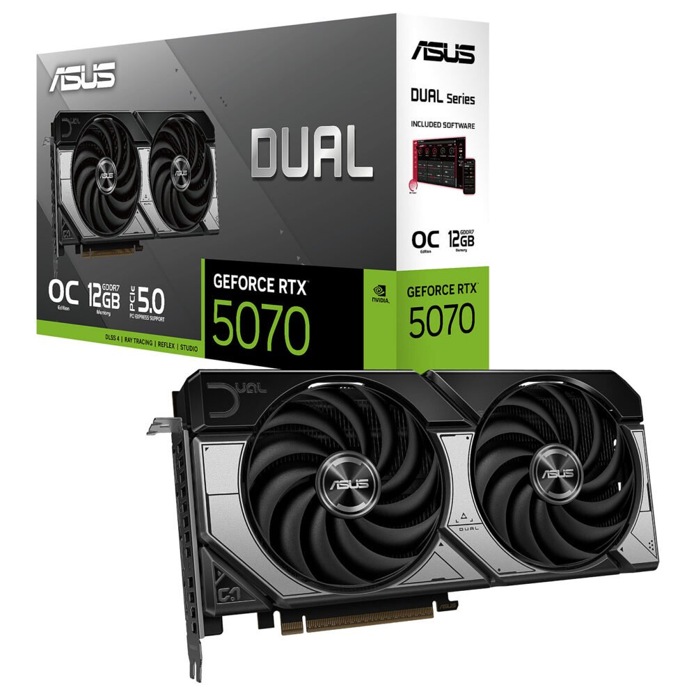 ASUS Dual GeForce RTX 5070 12GB GDDR7 OC Edition 1 ASUS Dual GeForce RTX 5070 12GB GDDR7 OC Edition