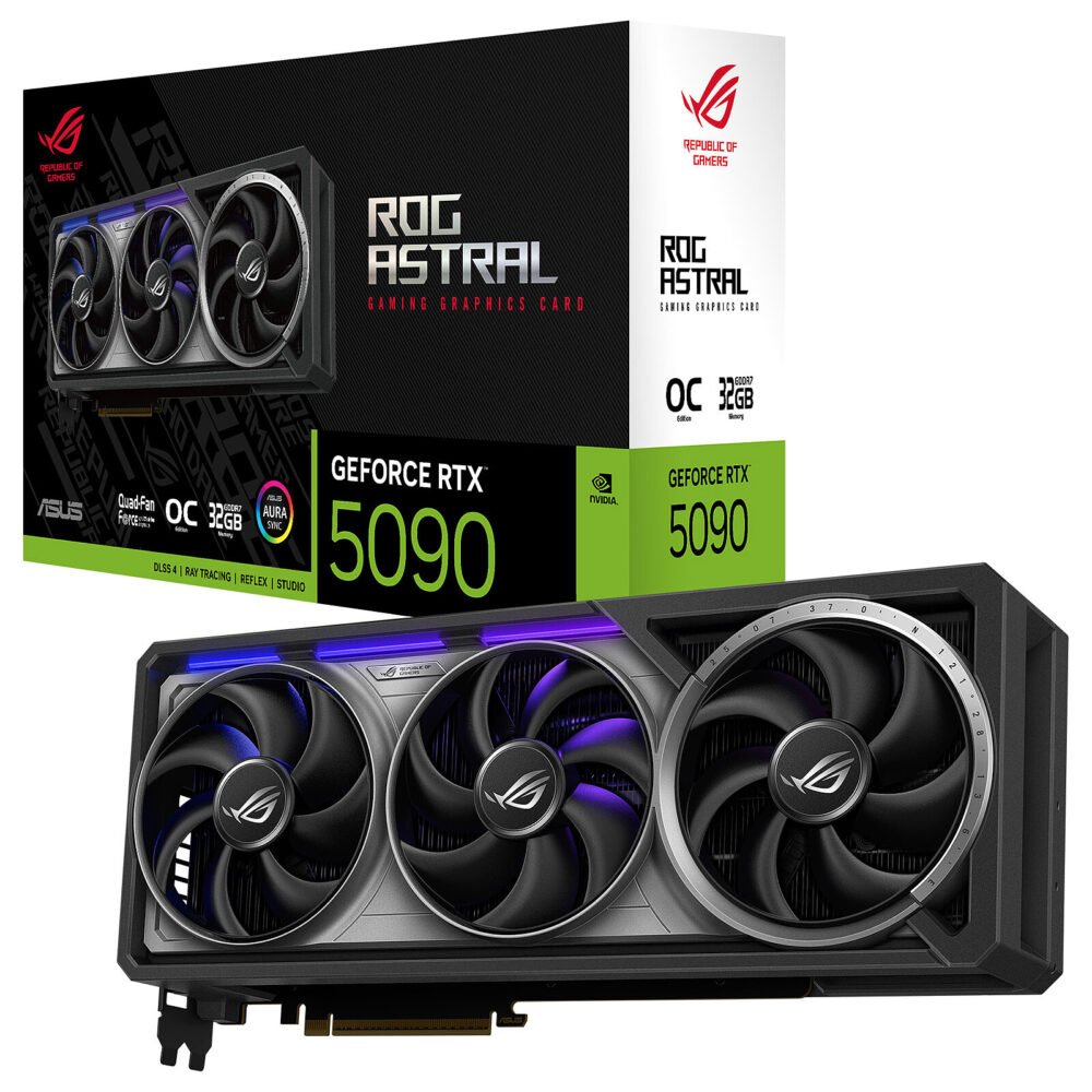 ASUS GeForce ROG Astral GeForce RTX 5090 32GB GDDR7 OC Edition 1 ASUS GeForce ROG Astral GeForce RTX 5090 32GB GDDR7 OC Edition