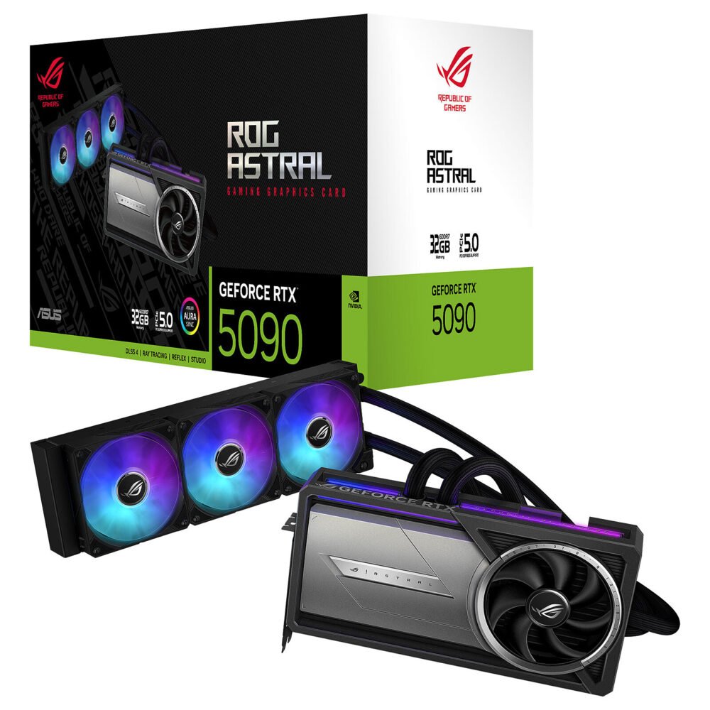 ASUS GeForce ROG Astral LC GeForce RTX 5090 32GB GDDR7 Edition 1 ASUS GeForce ROG Astral LC GeForce RTX 5090 32GB GDDR7 Edition
