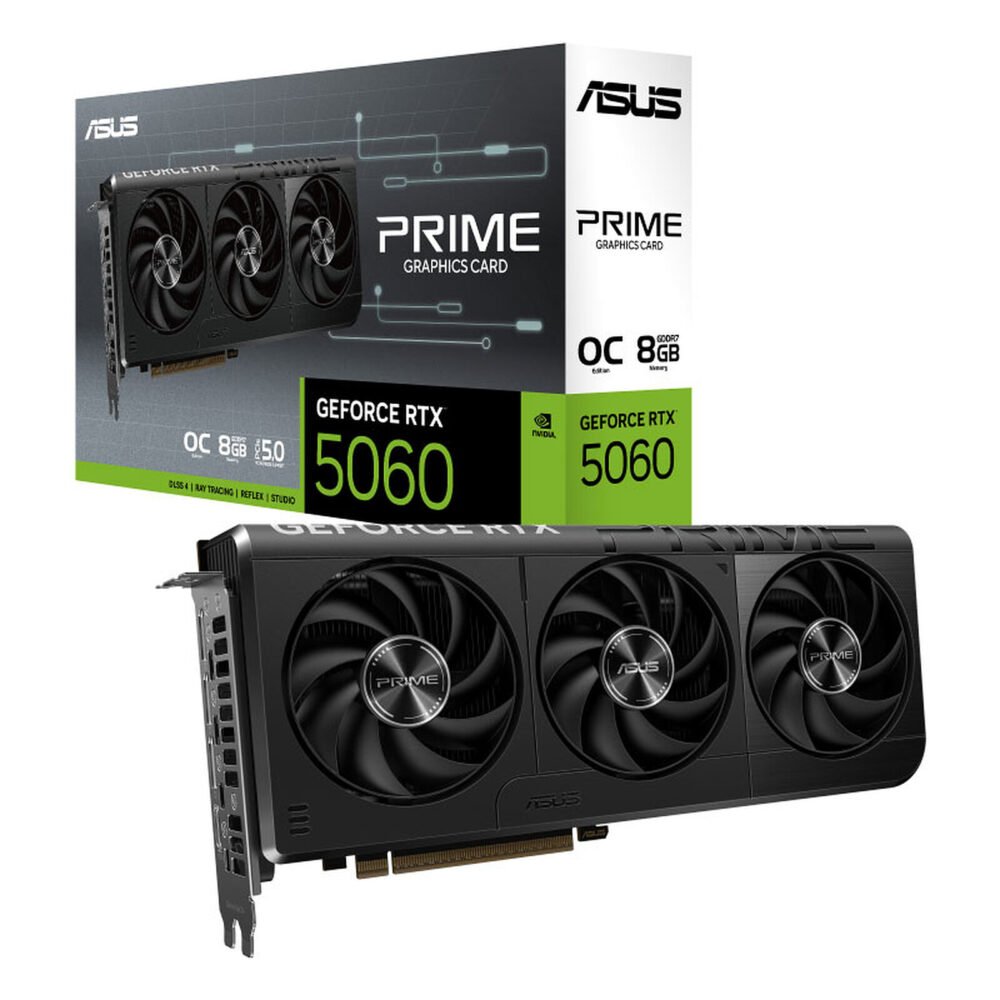 ASUS PRIME GeForce RTX 5060 OC Edition 8GB 1 ASUS PRIME GeForce RTX 5060 OC Edition 8GB