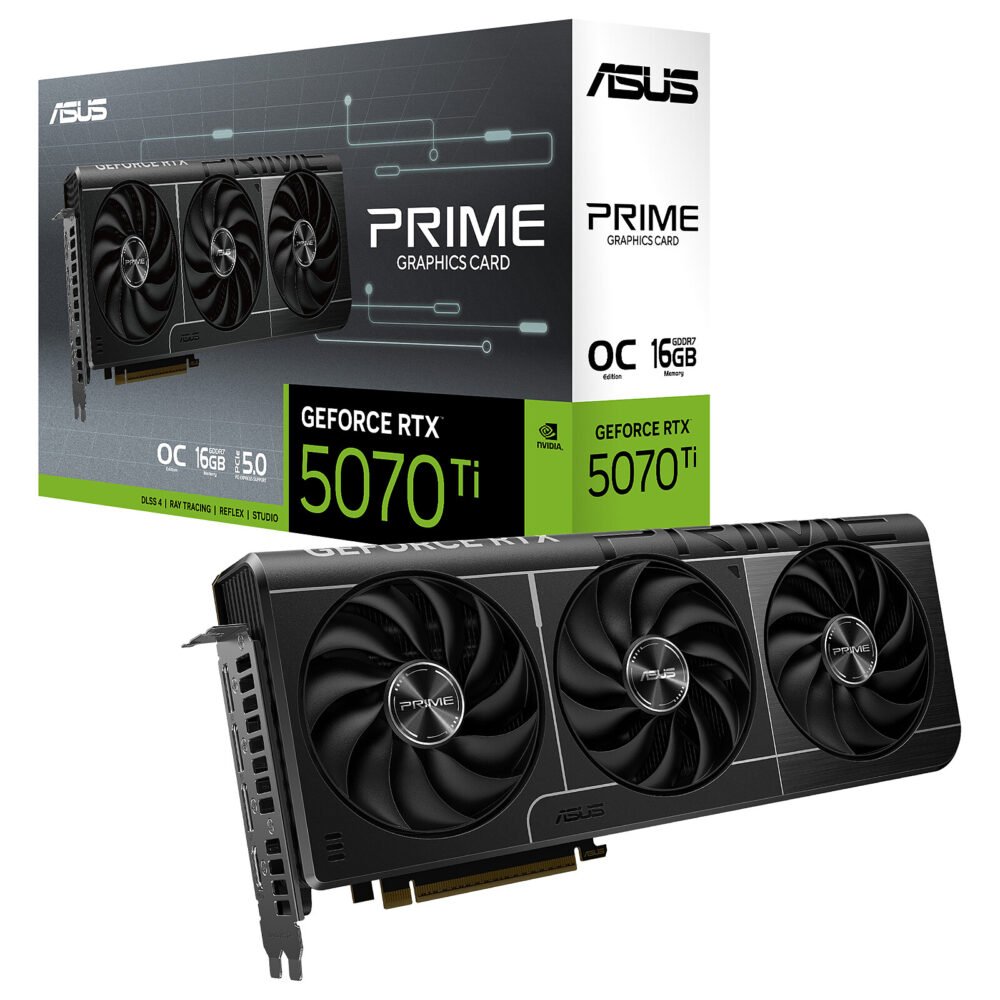ASUS PRIME GeForce RTX 5070 Ti 16GB GDDR7 OC Edition (EXCLUSIVITE WEB) 1 ASUS PRIME GeForce RTX 5070 Ti 16GB GDDR7 OC Edition (EXCLUSIVITE WEB)