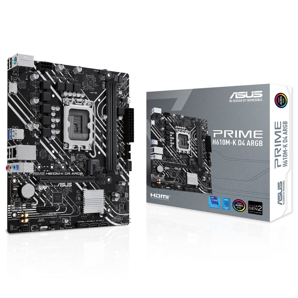 ASUS PRIME H610M-K D4 ARGB 1 ASUS PRIME H610M-K D4 ARGB