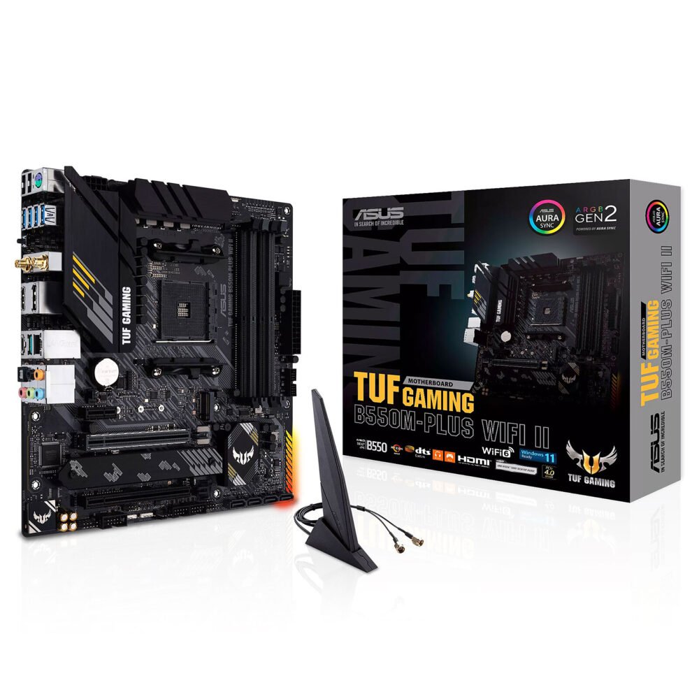 ASUS TUF GAMING B550M-PLUS WIFI II 1 ASUS TUF GAMING B550M-PLUS WIFI II