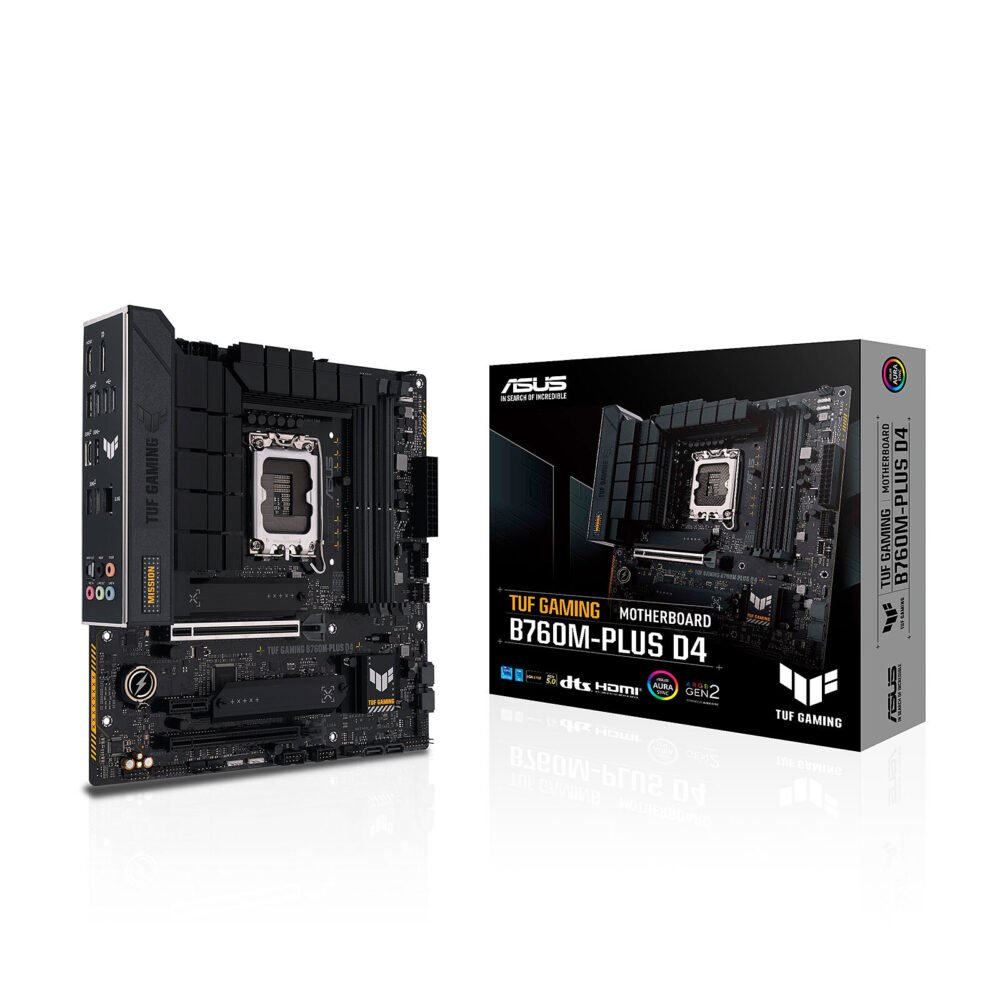ASUS TUF GAMING B760M-PLUS D4 1 ASUS TUF GAMING B760M-PLUS D4