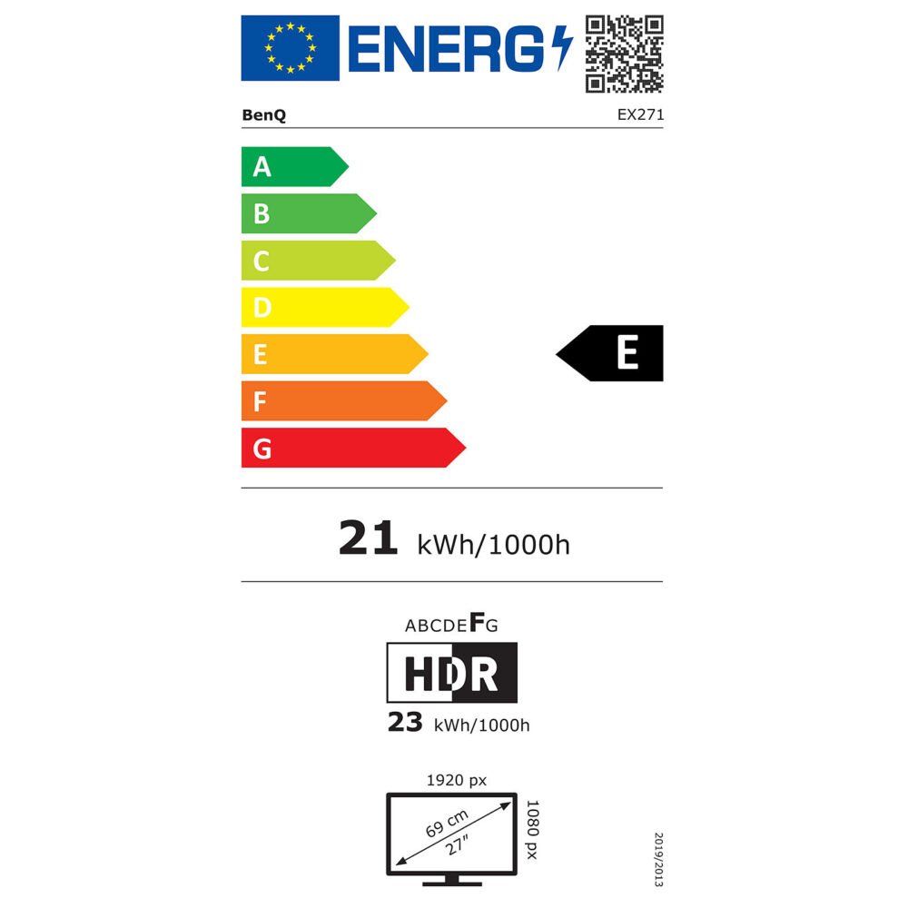 BenQ 27" LED - MOBIUZ EX271