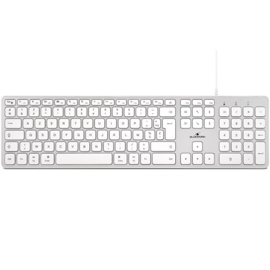 Bluestork Wired Keyboard for Mac (Blanc)