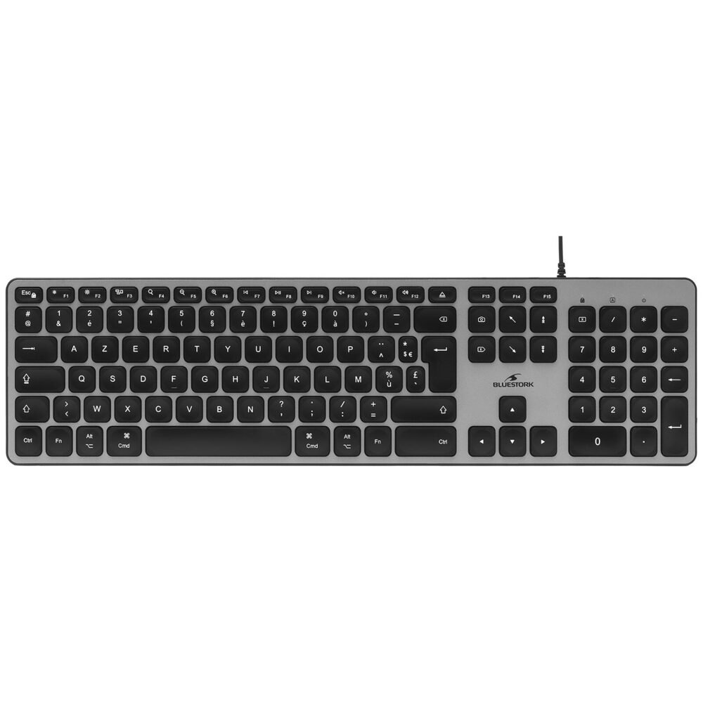 Bluestork Wired Keyboard for Mac (Noir) 1 Bluestork Wired Keyboard for Mac (Noir)