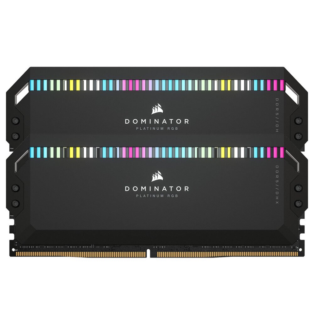 Corsair Dominator Platinum DDR5 RGB 64 Go (2 x 32 Go) 6400 MHz CL32 1 Corsair Dominator Platinum DDR5 RGB 64 Go (2 x 32 Go) 6400 MHz CL32