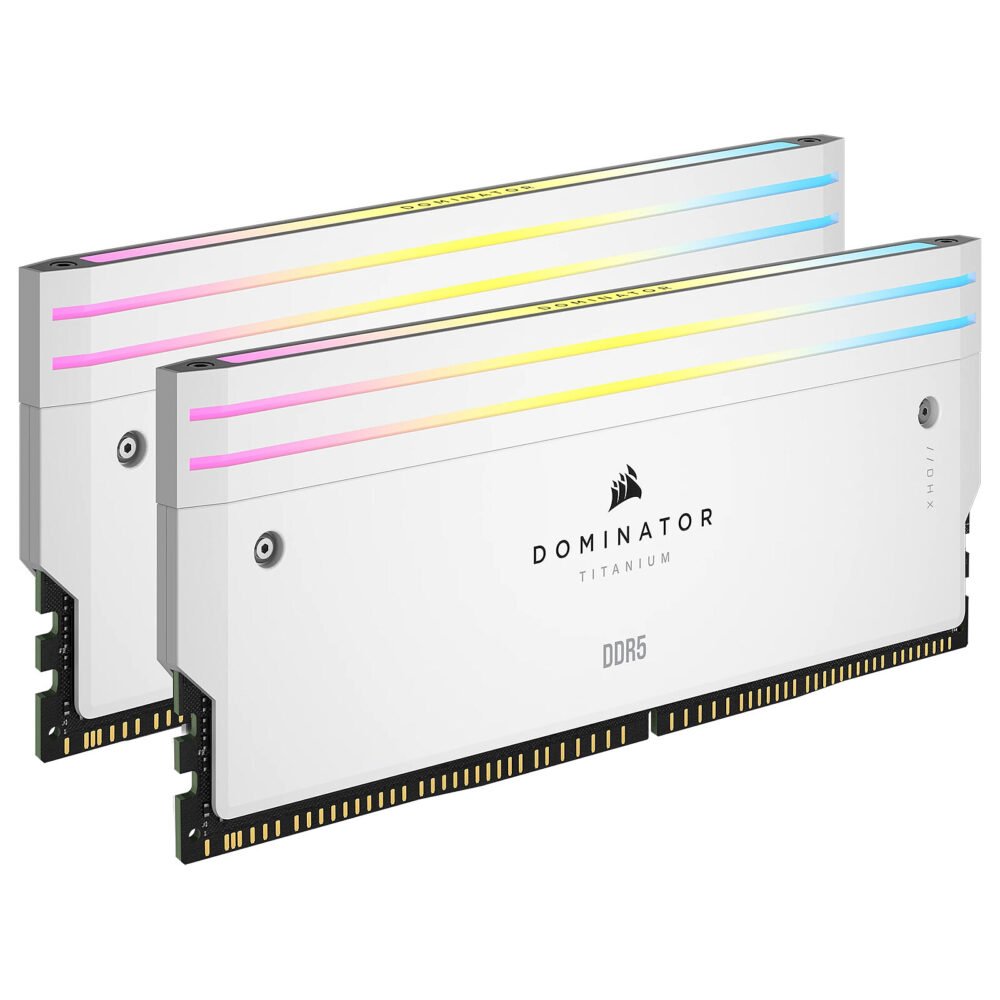 Corsair Dominator Titanium DDR5 - Kit d'éclairage Blanc 1 Corsair Dominator Titanium DDR5 - Kit d'éclairage Blanc
