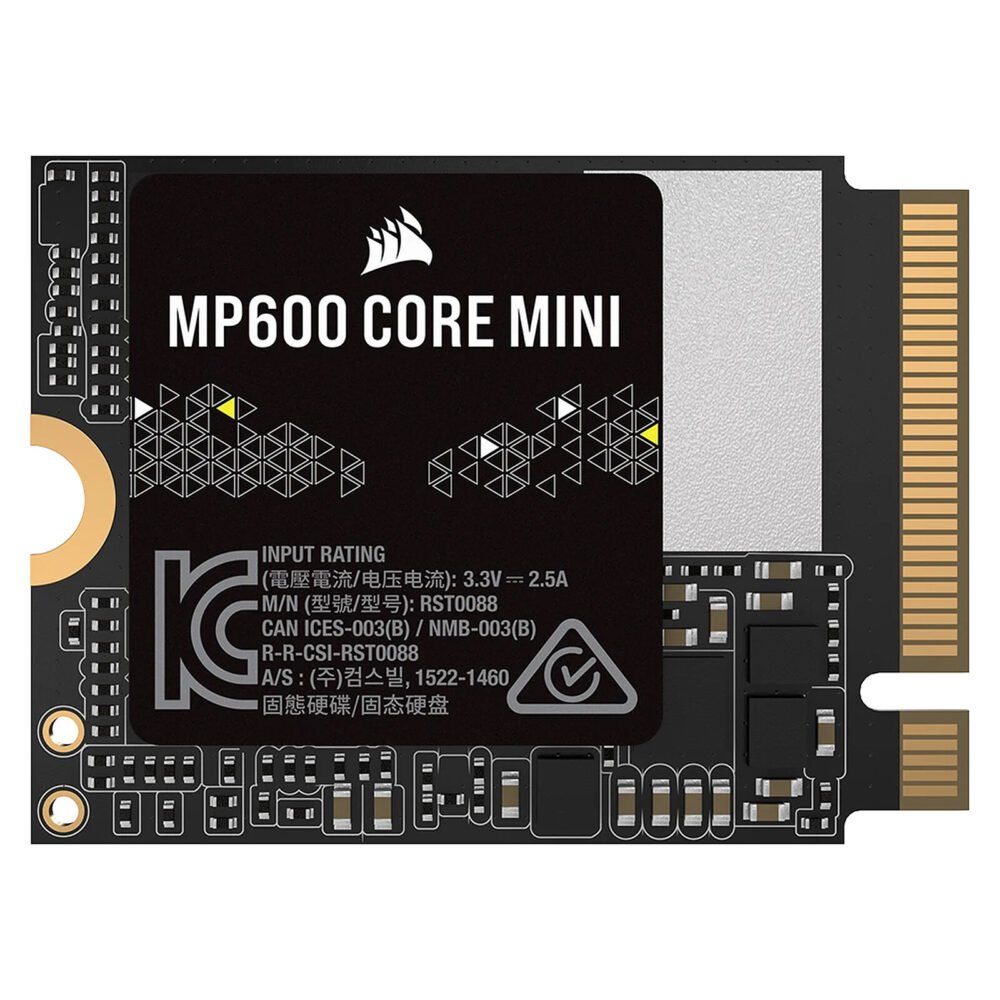 Corsair Force MP600 CORE MINI 2 To 1 Corsair Force MP600 CORE MINI 2 To