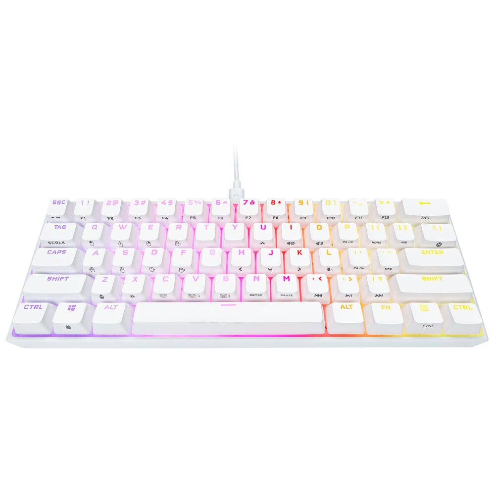 Corsair Gaming K65 Mini RGB Blanc (Cherry MX Red)