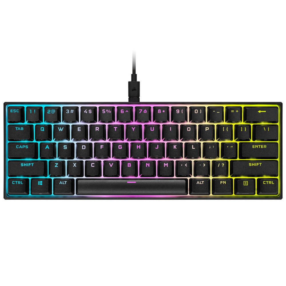 Corsair Gaming K65 Mini RGB Noir (Cherry MX Red) 1 Corsair Gaming K65 Mini RGB Noir (Cherry MX Red)
