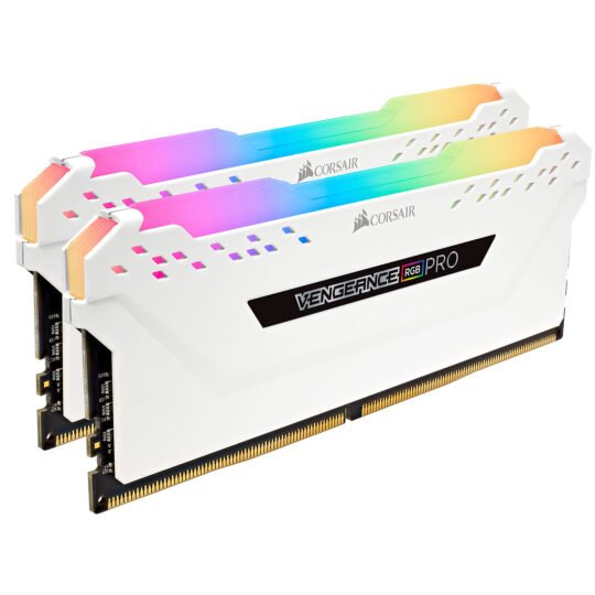 Corsair Vengeance RGB PRO Series 16 Go (2x 8 Go) DDR4 3200 MHz CL16 Blanc 4 Corsair Vengeance RGB PRO Series 16 Go (2x 8 Go) DDR4 3200 MHz CL16 Blanc