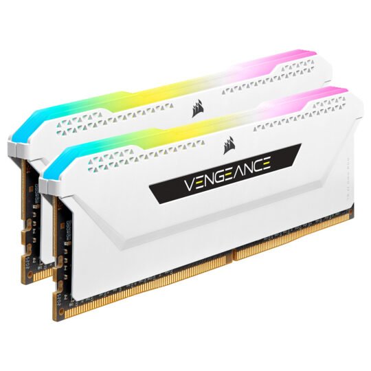 Corsair Vengeance RGB PRO SL Series 16 Go (2 x 8 Go) DDR4 3200 MHz CL16 - Blanc 10 Corsair Vengeance RGB PRO SL Series 16 Go (2 x 8 Go) DDR4 3200 MHz CL16 - Blanc