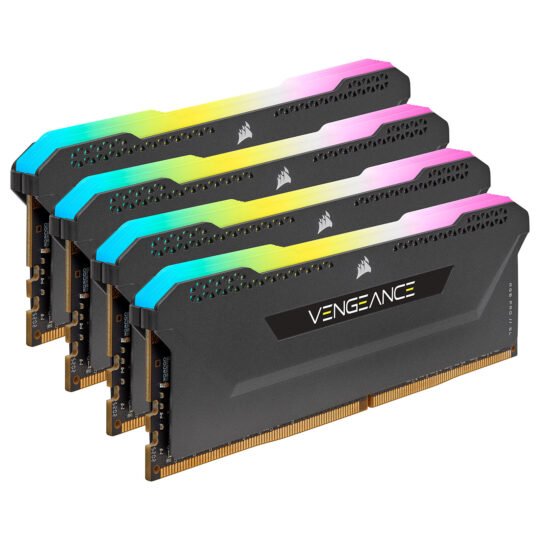 Corsair Vengeance RGB PRO SL Series 64 Go (4 x 16 Go) DDR4 3200 MHz CL16 - Noir 11 Corsair Vengeance RGB PRO SL Series 64 Go (4 x 16 Go) DDR4 3200 MHz CL16 - Noir