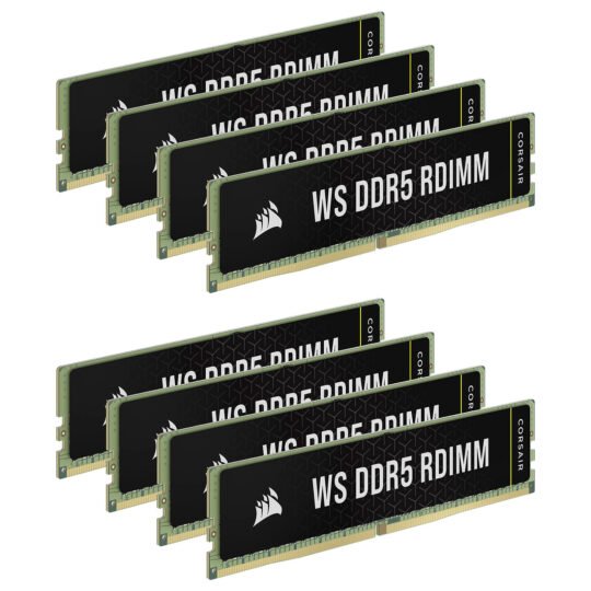 Corsair WS DDR5 RDIMM 256 Go (8 x 32 Go) 5600 MHz CL40 (CMA256GX5M8B5600Z40) 11 Corsair WS DDR5 RDIMM 256 Go (8 x 32 Go) 5600 MHz CL40 (CMA256GX5M8B5600Z40)