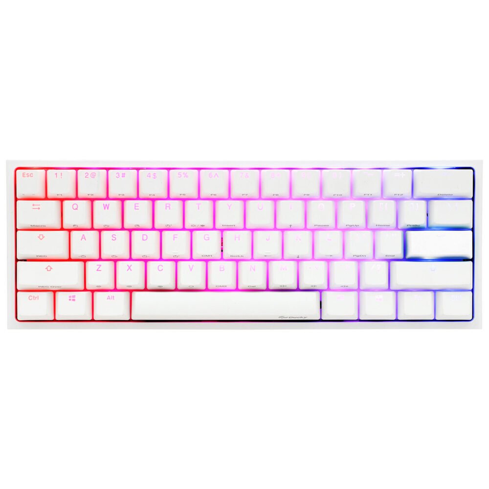 Ducky Channel One 2 Mini RGB Blanc (Cherry MX RGB Brown) 1 Ducky Channel One 2 Mini RGB Blanc (Cherry MX RGB Brown)