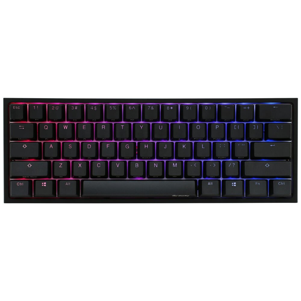 Ducky Channel One 2 Mini RGB Noir (Cherry MX RGB Silent Red)