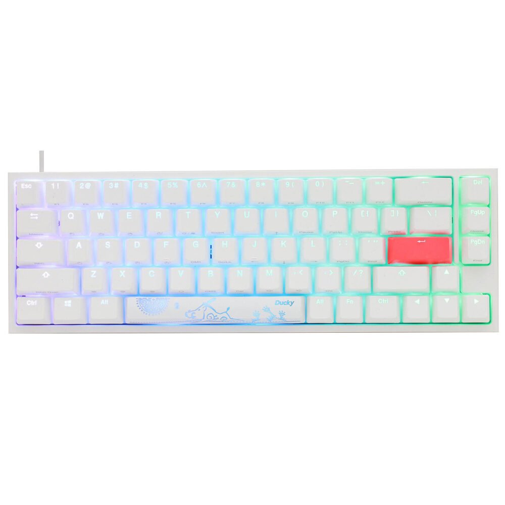 Ducky Channel One 2 SF RGB Blanc (Cherry MX RGB Black)