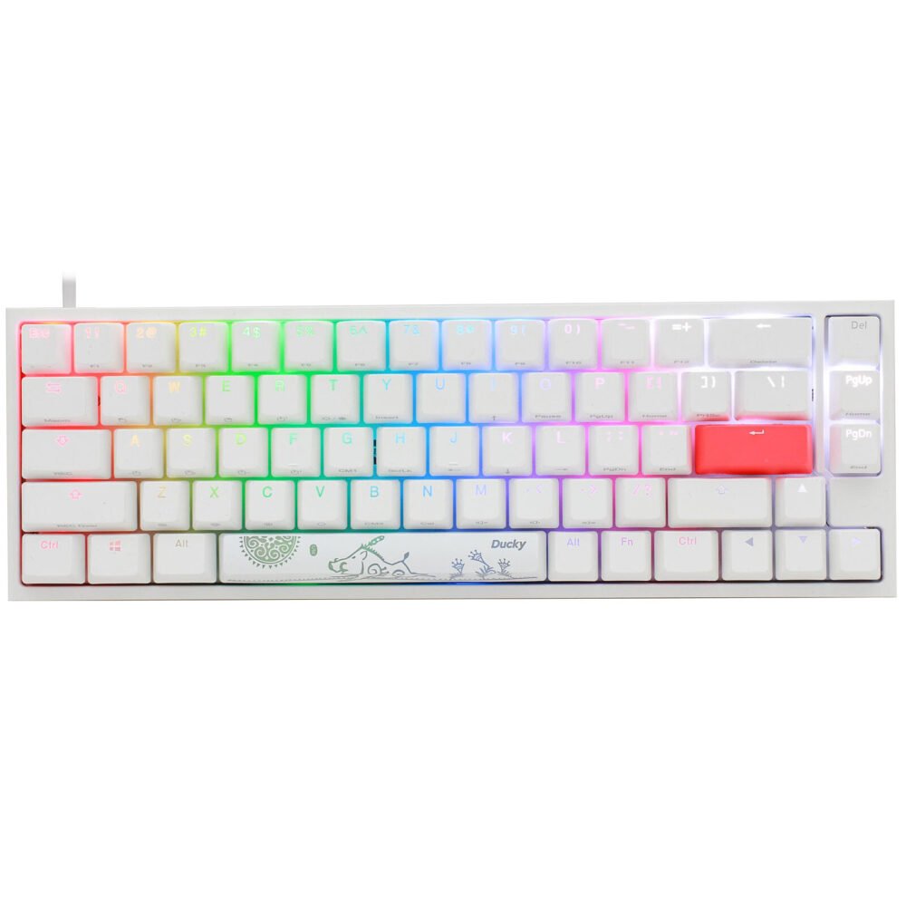 Ducky Channel One 2 SF RGB Blanc (Cherry MX RGB Black) 1 Ducky Channel One 2 SF RGB Blanc (Cherry MX RGB Black)