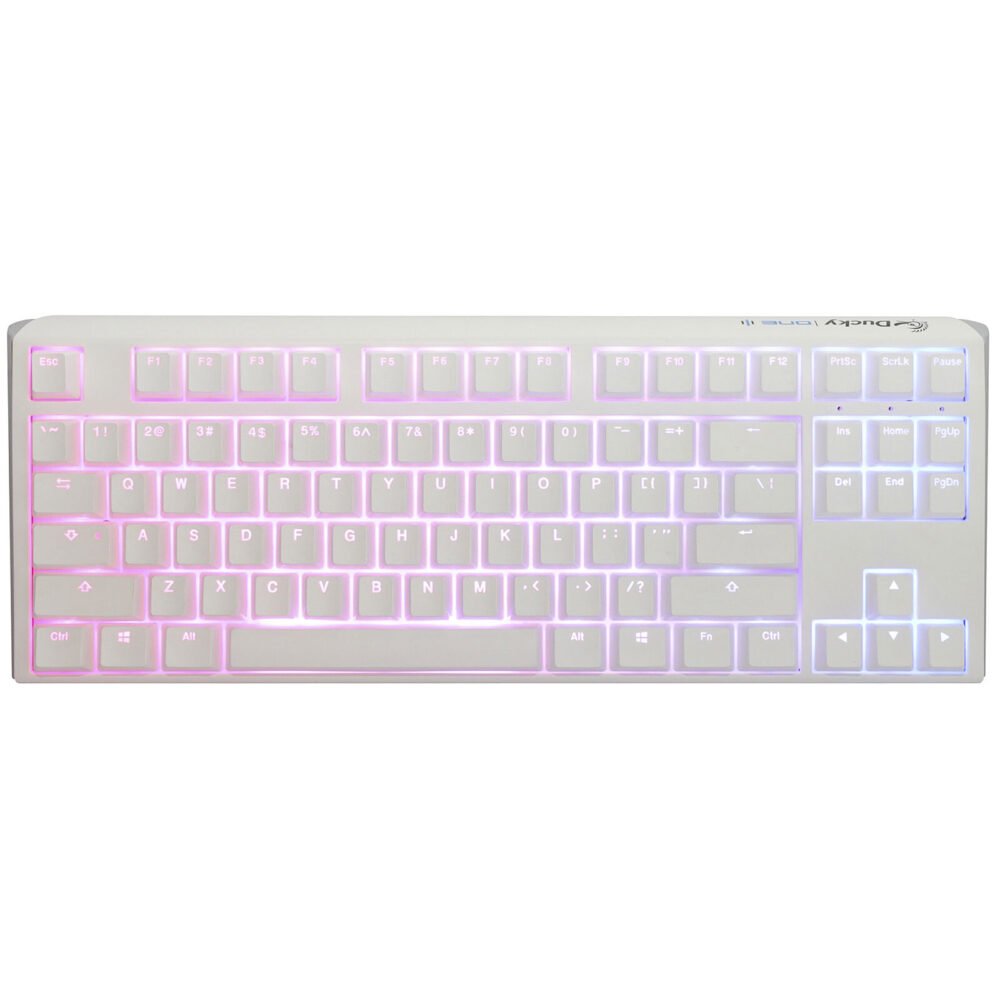 Ducky Channel One 3 TKL White (Cherry MX Clear) 1 Ducky Channel One 3 TKL White (Cherry MX Clear)