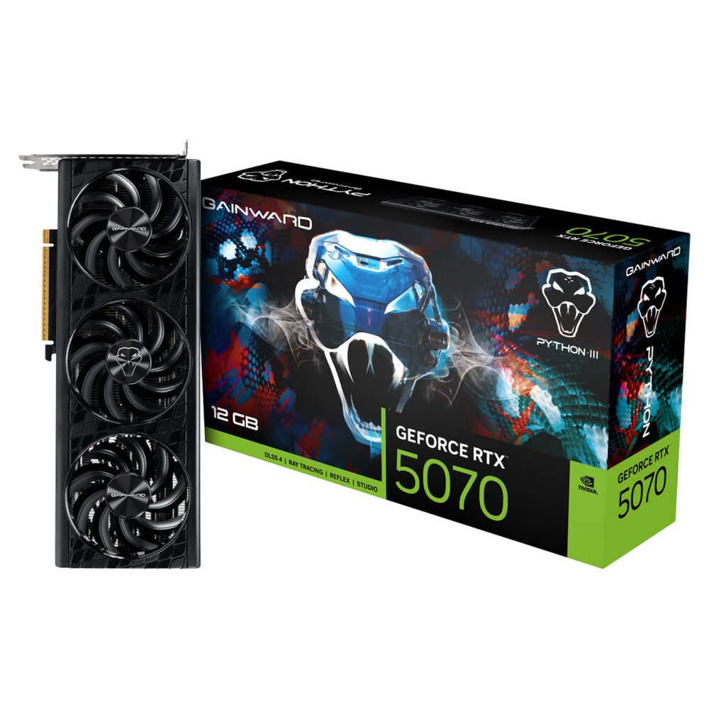 Gainward GeForce RTX 5070 Python III 1 Gainward GeForce RTX 5070 Python III