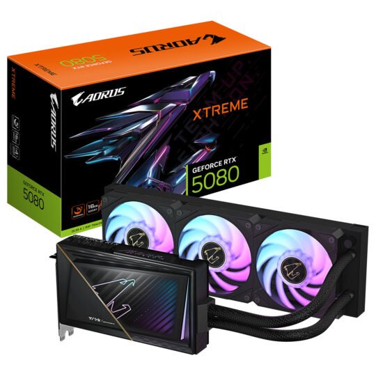 Gigabyte AORUS GeForce RTX 5080 XTREME WATERFORCE 16G