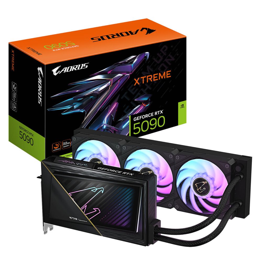 Gigabyte AORUS GeForce RTX 5090 XTREME WATERFORCE 32G 1 Gigabyte AORUS GeForce RTX 5090 XTREME WATERFORCE 32G