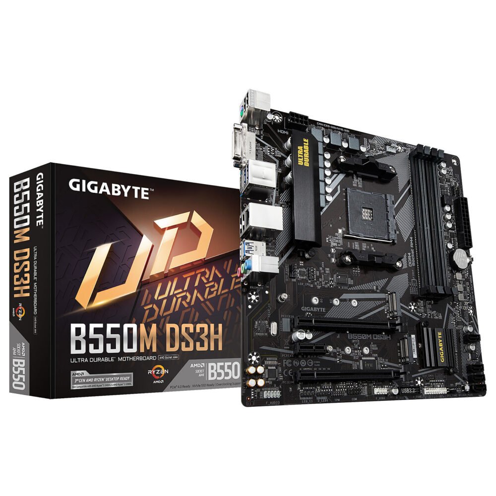 Gigabyte B550M DS3H 1 Gigabyte B550M DS3H