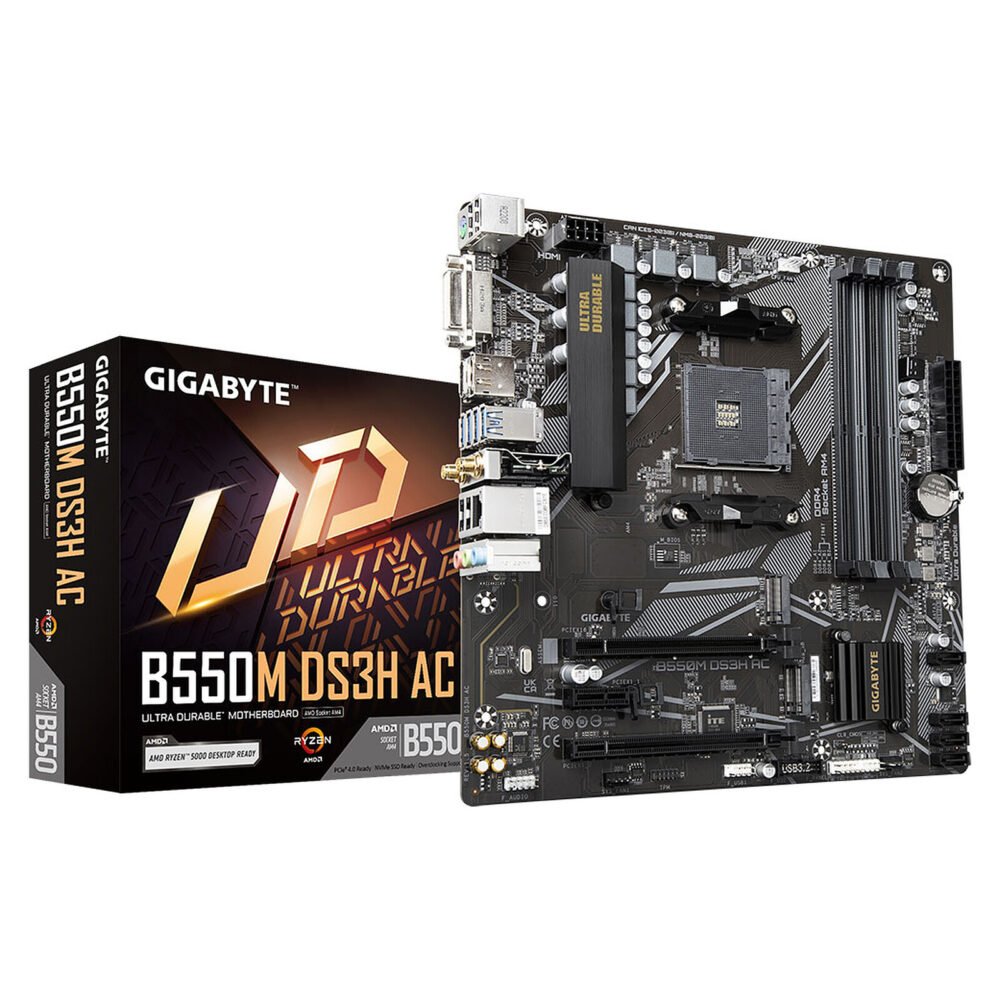 Gigabyte B550M DS3H AC 1 Gigabyte B550M DS3H AC