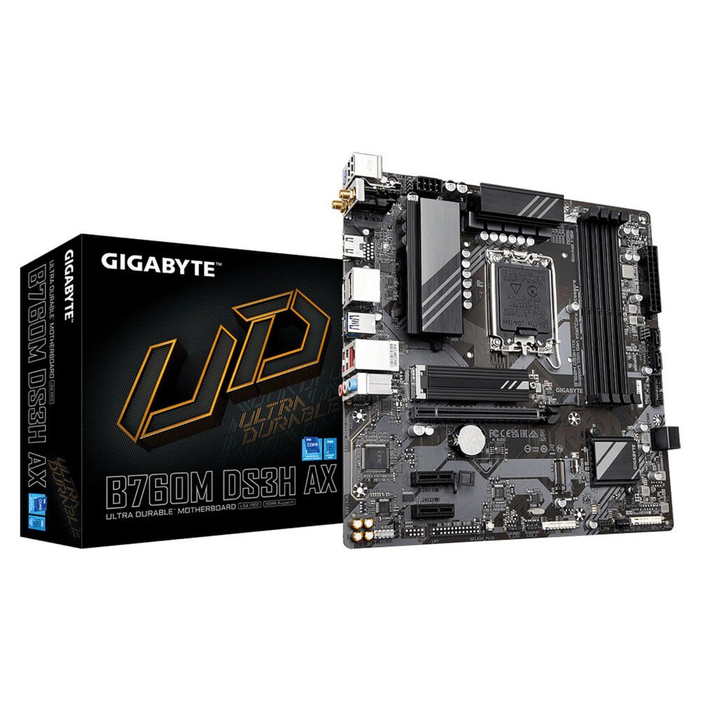 Gigabyte B760M DS3H AX 1 Gigabyte B760M DS3H AX