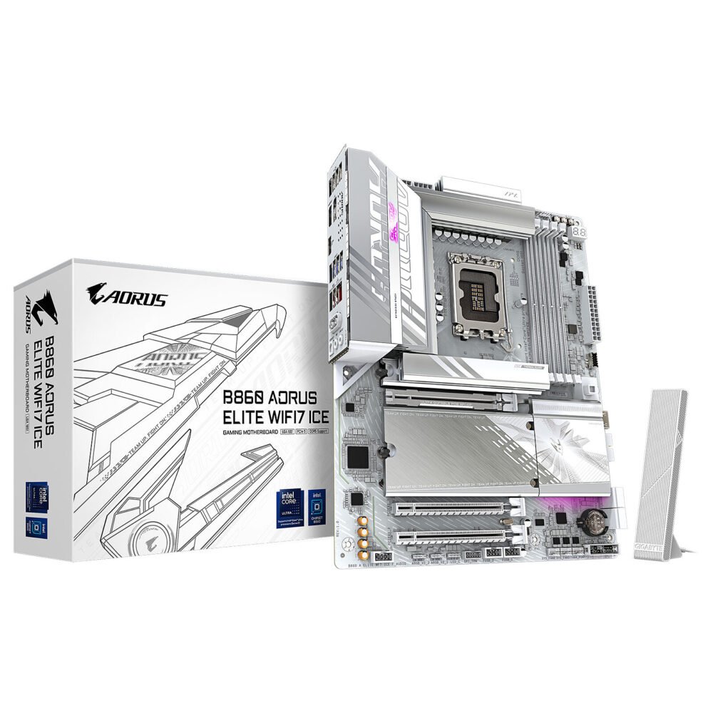 Gigabyte B860 AORUS ELITE WIFI7 ICE 1 Gigabyte B860 AORUS ELITE WIFI7 ICE