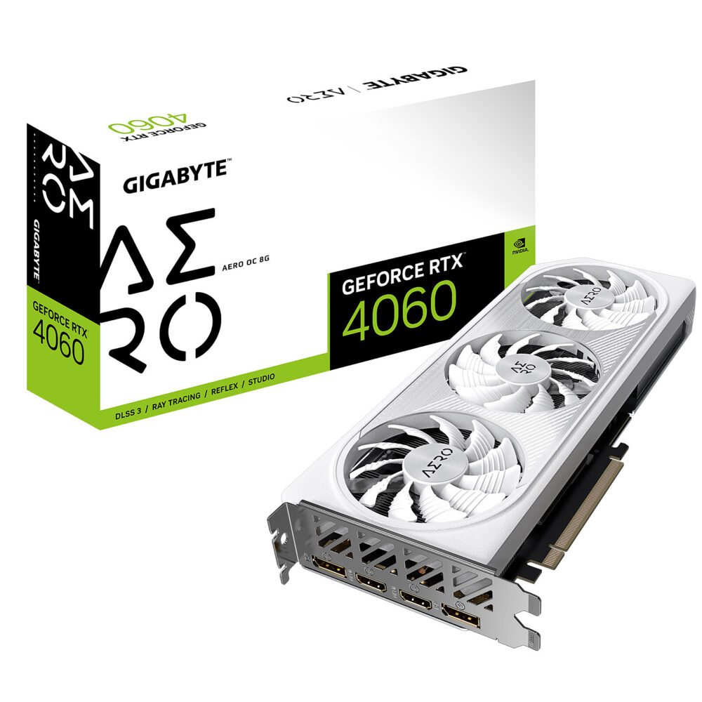 Gigabyte GeForce RTX 4060 AERO OC 8G 1 Gigabyte GeForce RTX 4060 AERO OC 8G