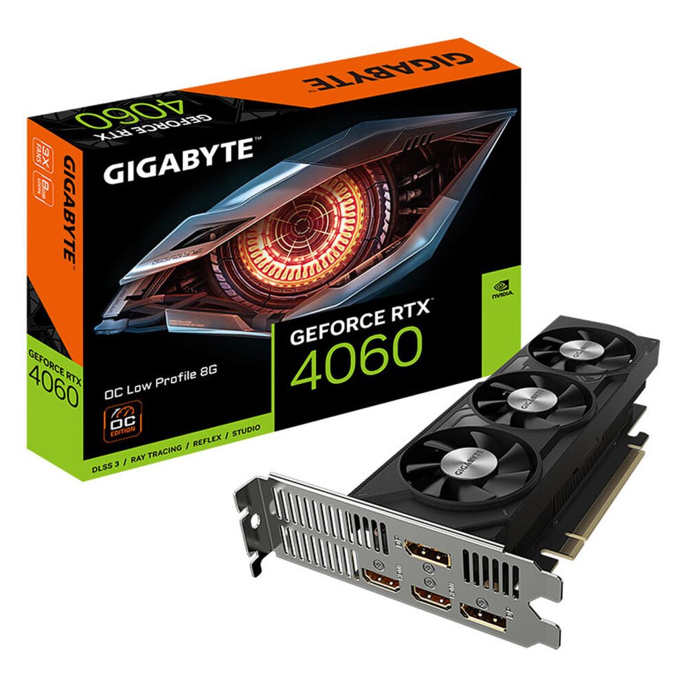 Gigabyte GeForce RTX 4060 OC Low Profile 8G 1 Gigabyte GeForce RTX 4060 OC Low Profile 8G