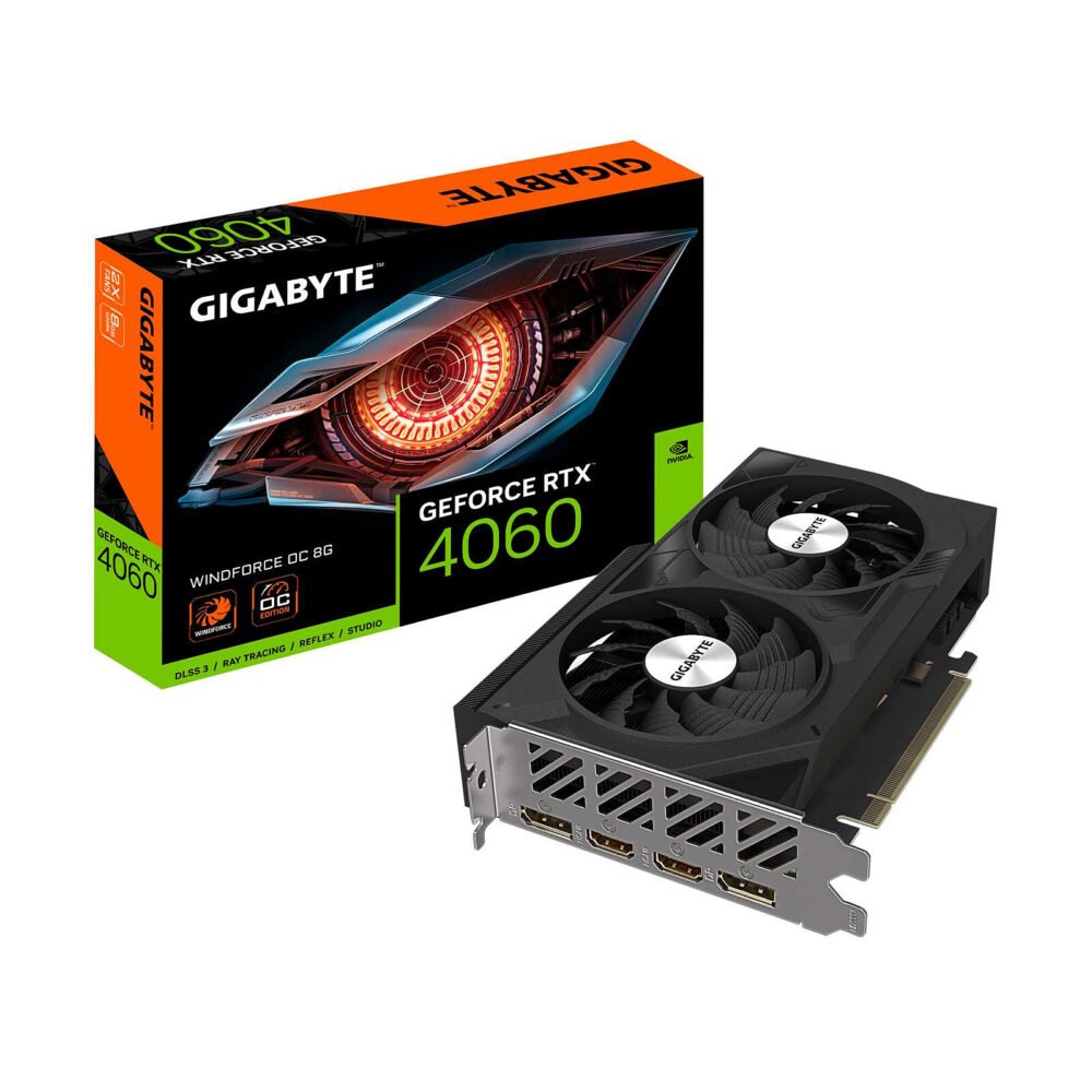 Gigabyte GeForce RTX 4060 WINDFORCE OC 8G 1 Gigabyte GeForce RTX 4060 WINDFORCE OC 8G