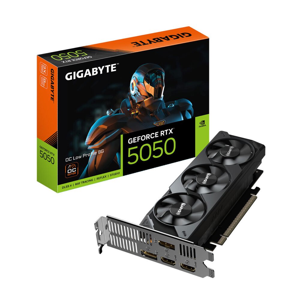 Gigabyte GeForce RTX 5050 OC Low Profile 8G 1 Gigabyte GeForce RTX 5050 OC Low Profile 8G