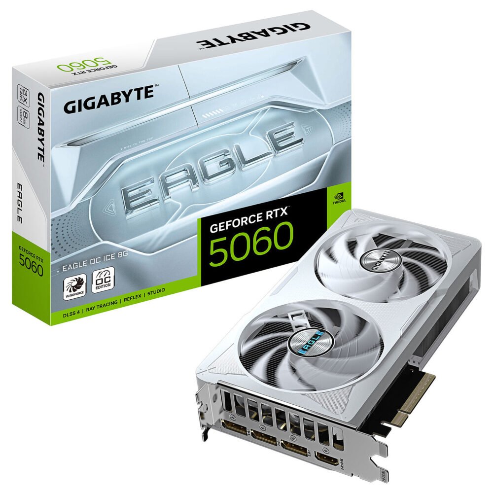 Gigabyte GeForce RTX 5060 EAGLE OC ICE 8G 1 Gigabyte GeForce RTX 5060 EAGLE OC ICE 8G