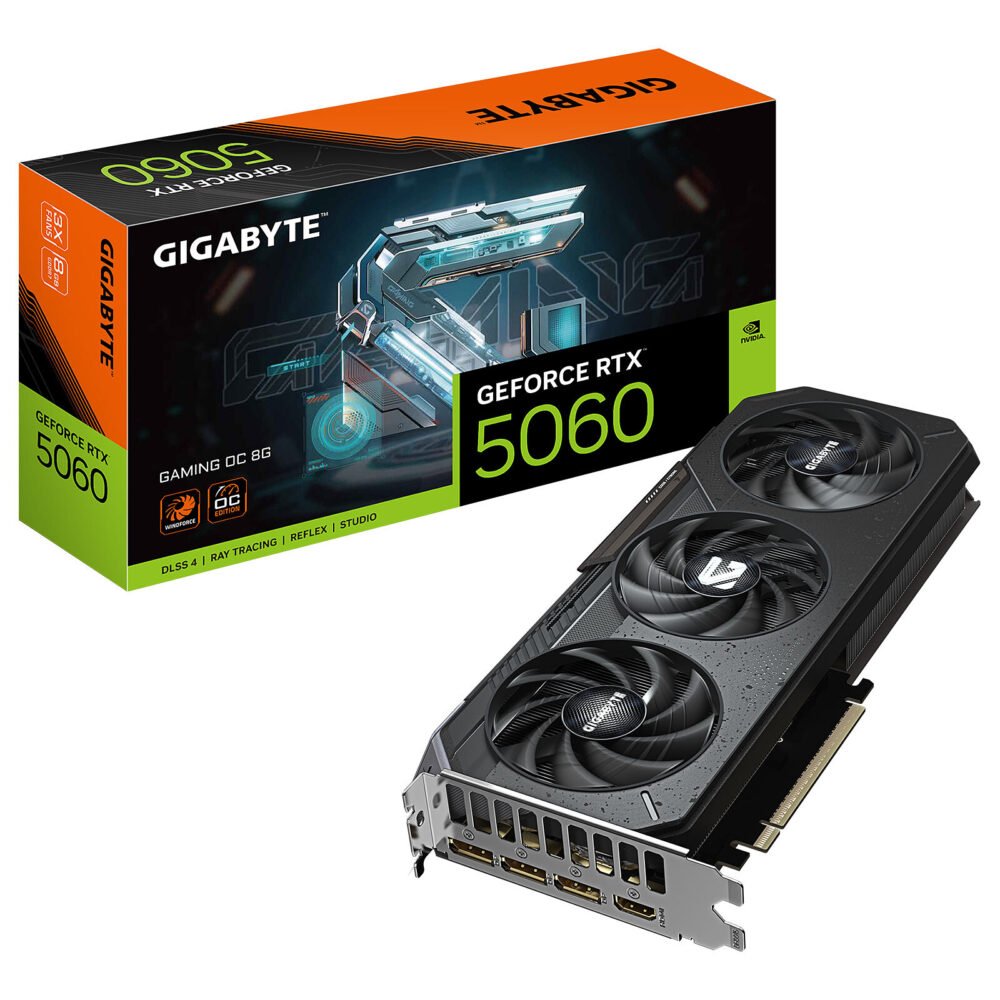Gigabyte GeForce RTX 5060 GAMING OC 8G 1 Gigabyte GeForce RTX 5060 GAMING OC 8G