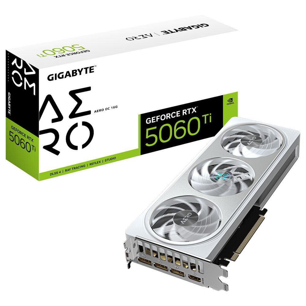 Gigabyte GeForce RTX 5060 Ti AERO OC 16G 1 Gigabyte GeForce RTX 5060 Ti AERO OC 16G