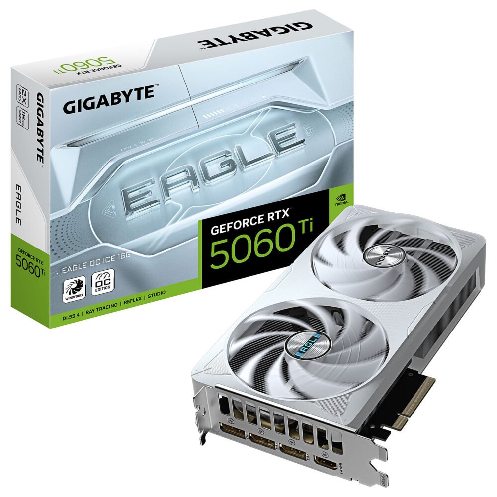 Gigabyte GeForce RTX 5060 Ti EAGLE ICE OC 16G 1 Gigabyte GeForce RTX 5060 Ti EAGLE ICE OC 16G