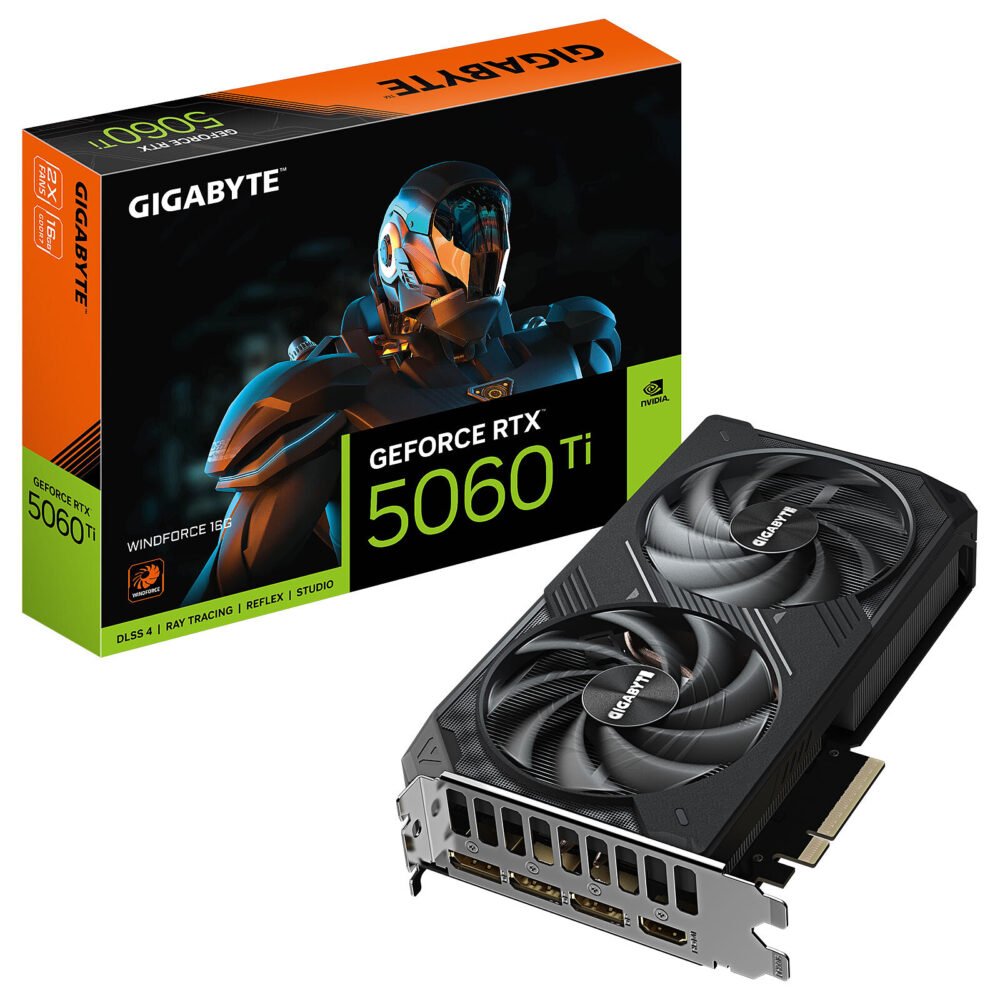 Gigabyte GeForce RTX 5060 Ti WINDFORCE 16G (EXCLUSIVITE WEB) 1 Gigabyte GeForce RTX 5060 Ti WINDFORCE 16G (EXCLUSIVITE WEB)