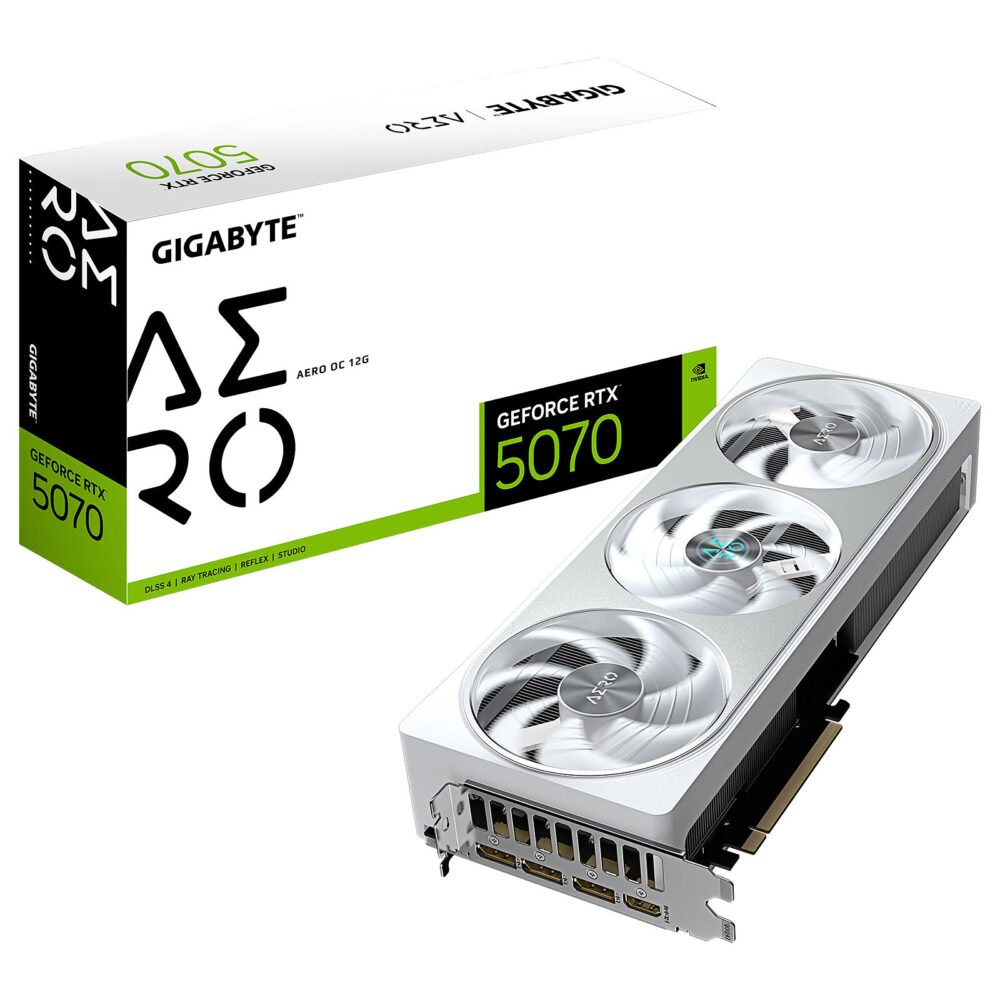 Gigabyte GeForce RTX 5070 AERO OC 12G 1 Gigabyte GeForce RTX 5070 AERO OC 12G
